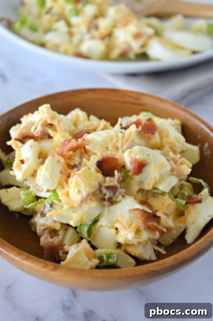 Bacon Ranch Egg Salad Recipe