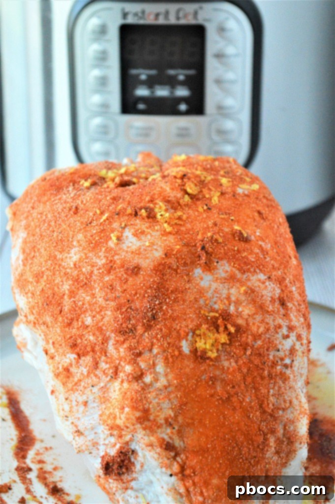 Lemon Garlic Butter Turkey Breast