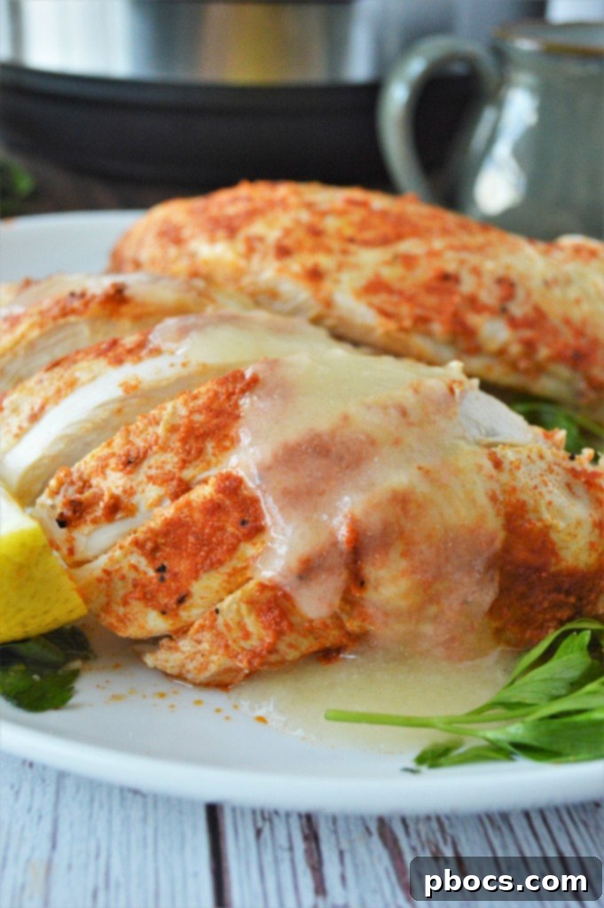 Lemon Garlic Butter Turkey Breast