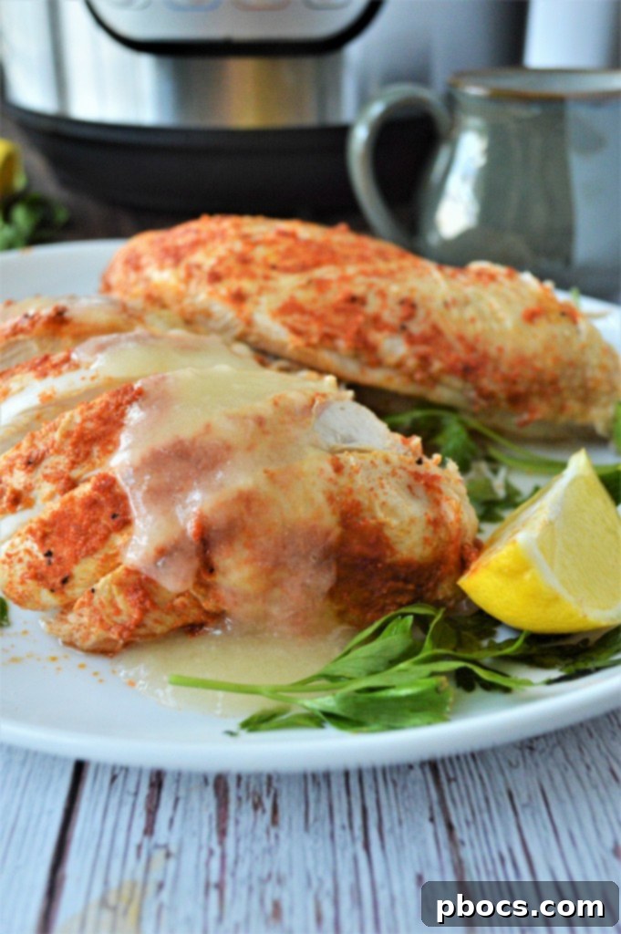 Lemon Garlic Butter Turkey Breast