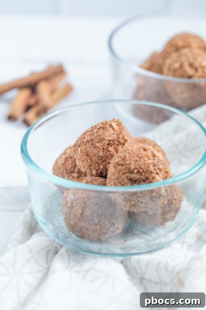 Storing Keto Churro Fat Bombs