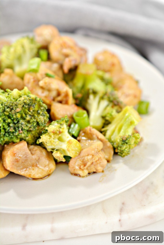 Healthy Keto Chicken Teriyaki with Broccoli