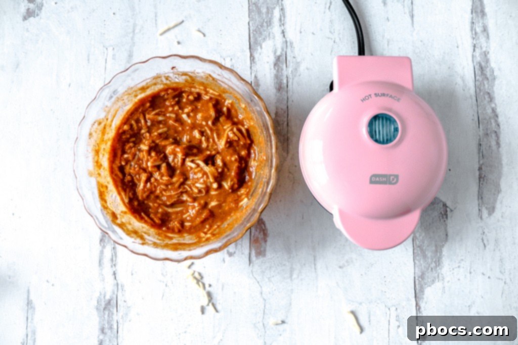 Cooking Keto Pumpkin Chaffle