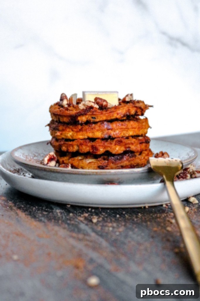 How to Freeze Keto Pumpkin Chaffles for Meal Prep