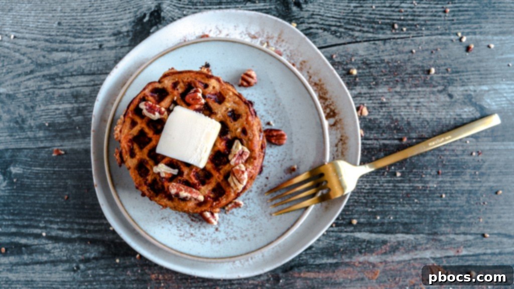 Keto Pumpkin Chaffles for a Festive Holiday Breakfast