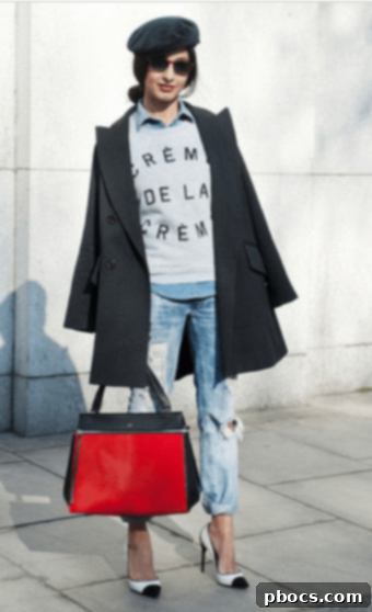 Effortless Double Denim for New Moms 6 Casual Yet Polished Double Denim Street Style