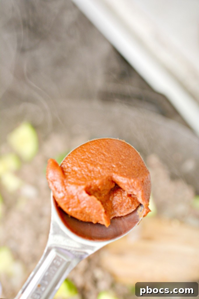 Meat and Vegetable Mixture in Skillet