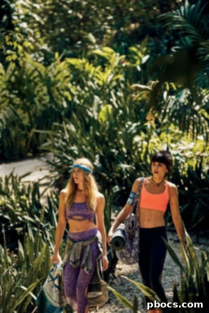 Langley Fox Hemingway showcasing a Free People boho ensemble with layered necklaces