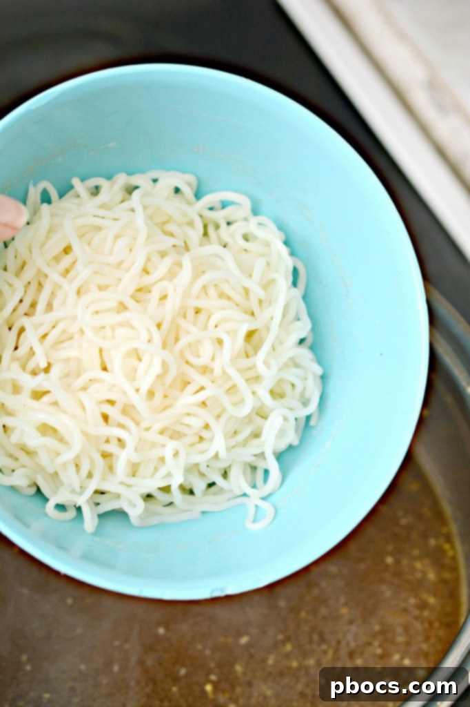 Keto Ramen Made Simple 11 Cooking mushrooms and noodles in ramen broth