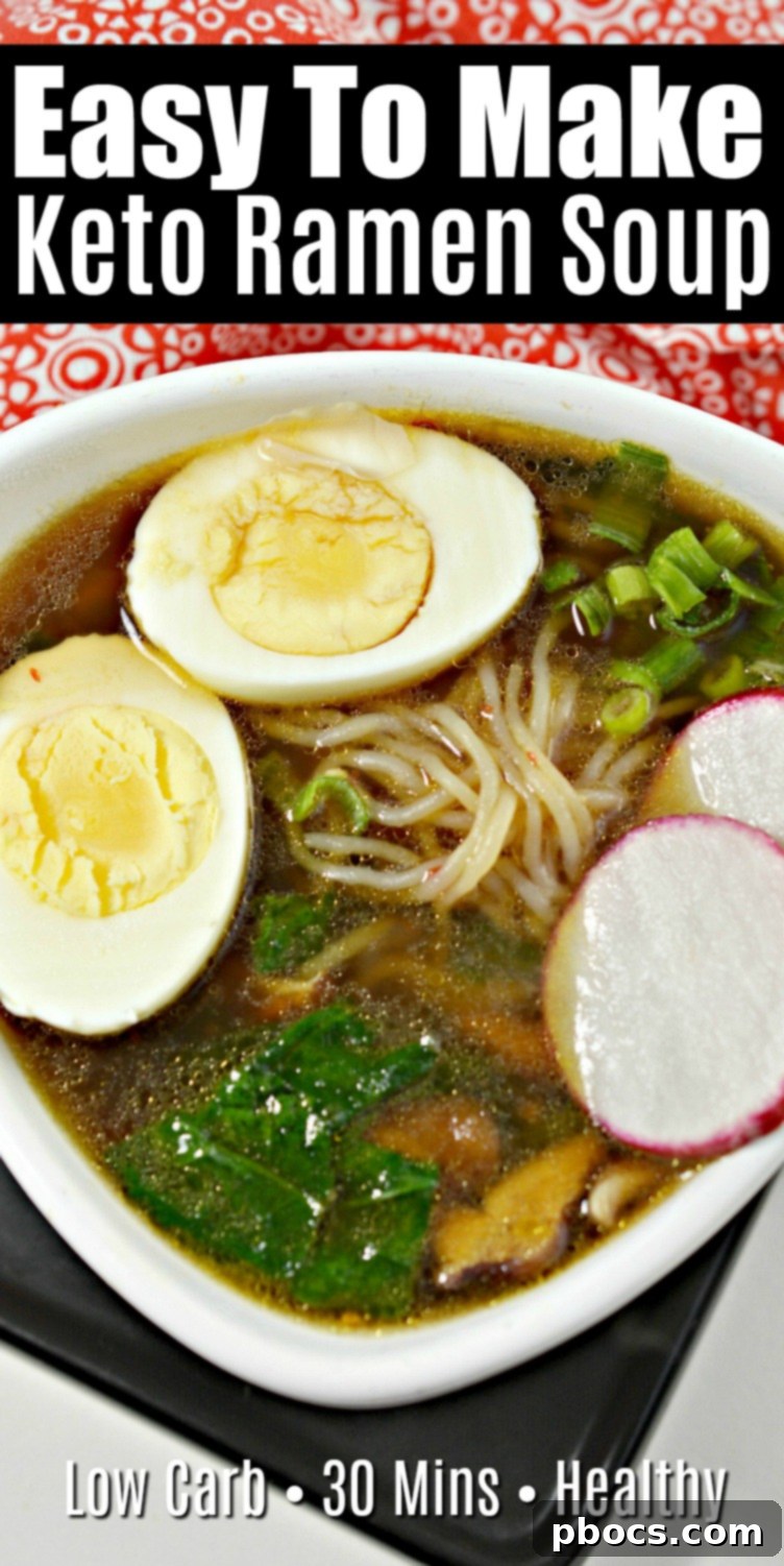 Keto Ramen Made Simple 13 Easy Keto Ramen Recipe #ketoramensoup #ramensoup