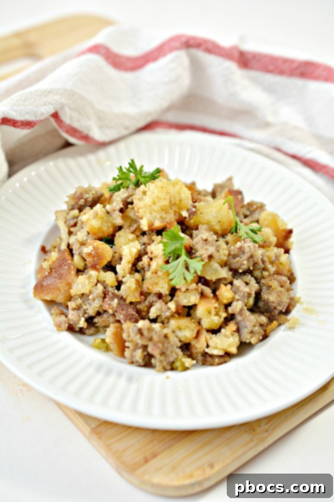 Keto Sausage Stuffing Recipe