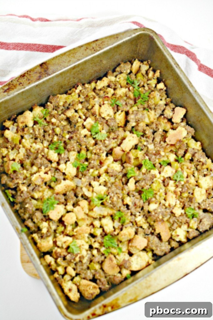 Keto Sausage Stuffing Recipe