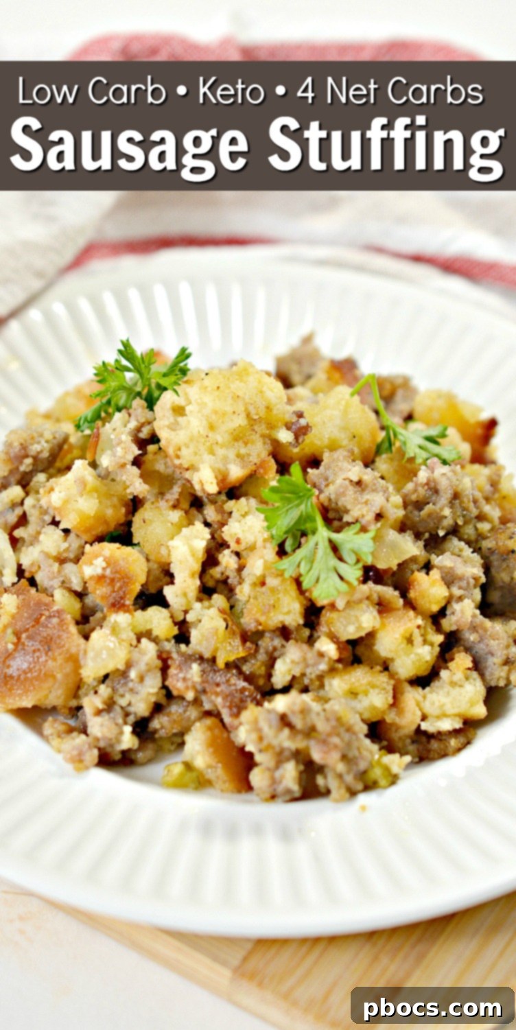 Keto Sausage Stuffing Recipe