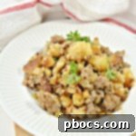 Keto Sausage Stuffing Recipe Thumbnail