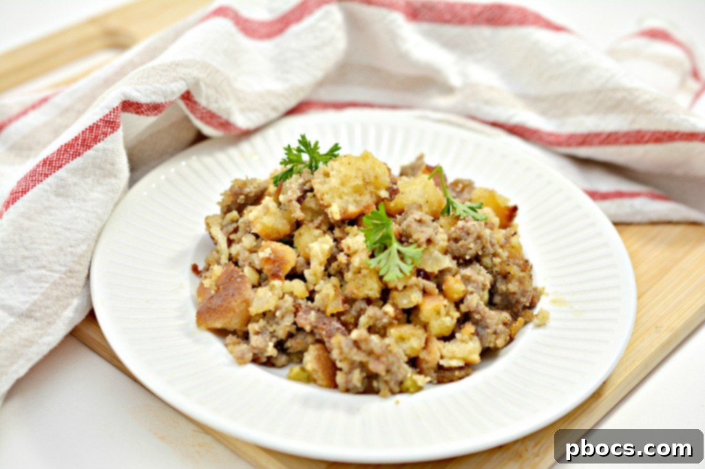 Keto Sausage Stuffing Recipe