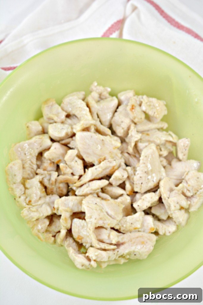 Cooking turkey pieces for Keto Turkey Pot Pie filling