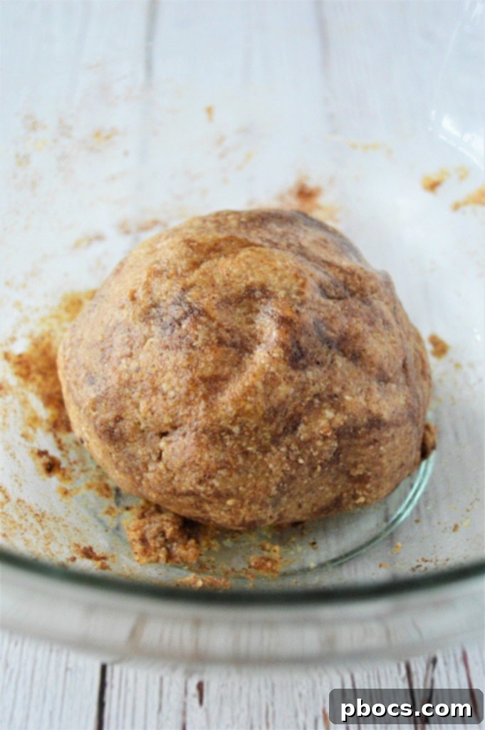 Preparing cinnamon sugar coating for snickerdoodles