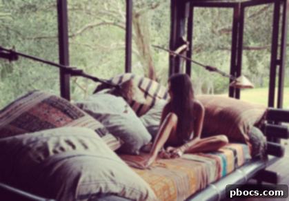 Creative Workspace with Bohemian Decor and Natural Light