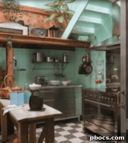 Charming Rustic Kitchen with Wooden Accents and Bohemian Touches