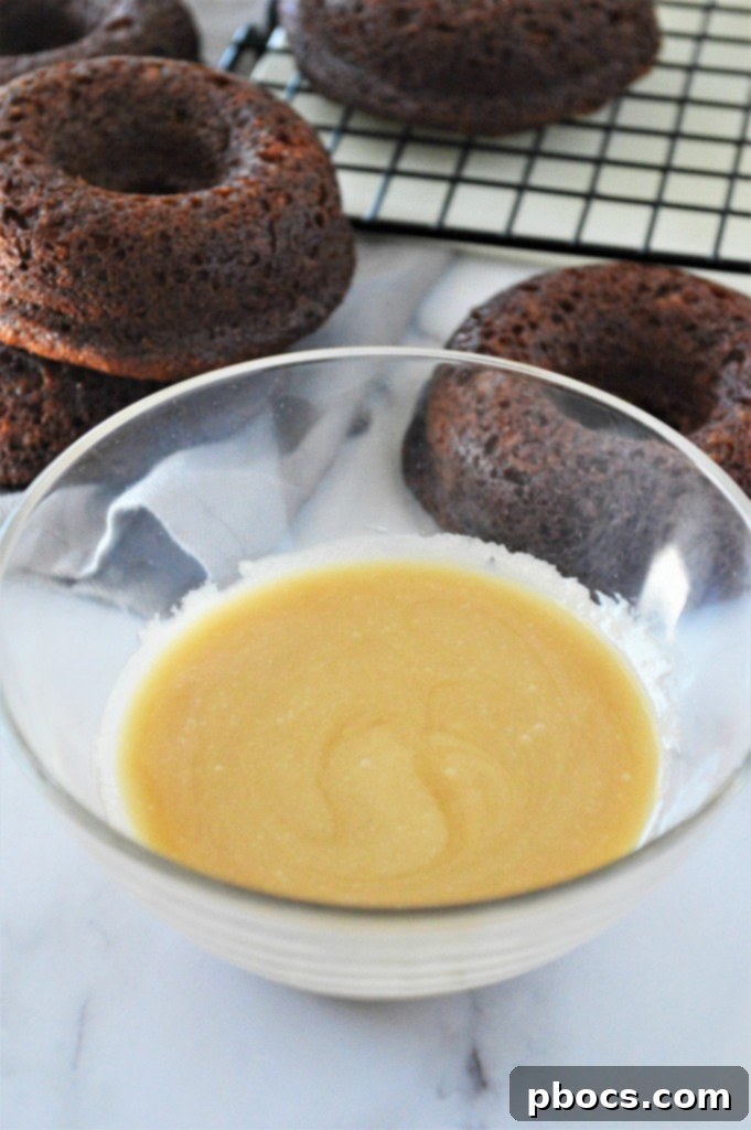 Heating butter and Sukrin Gold for keto glaze