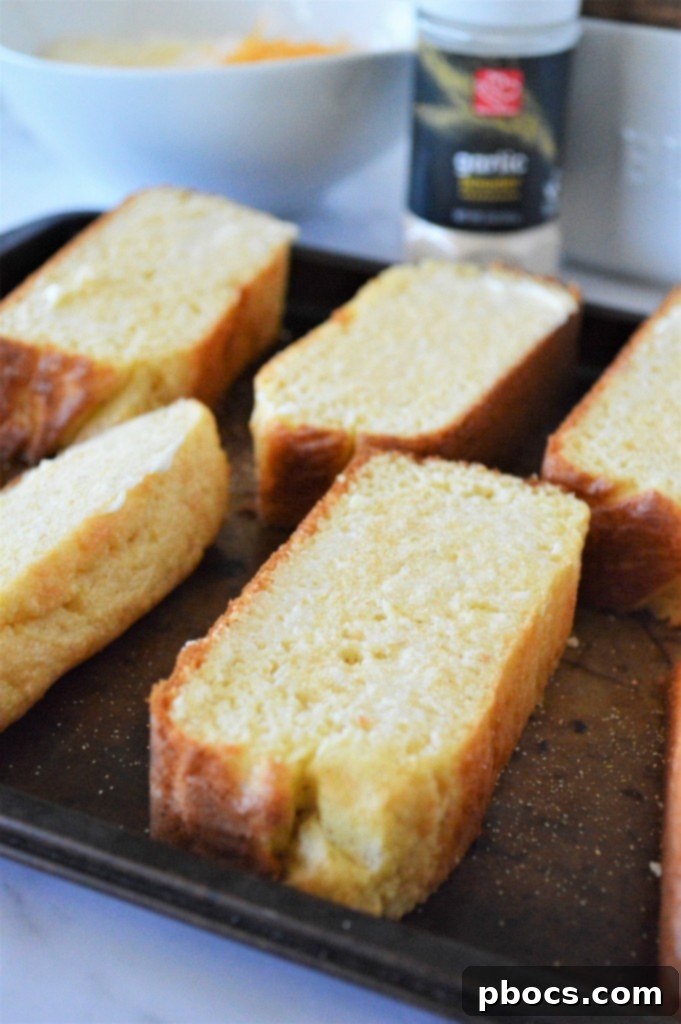 Keto Garlic Toast 11 Slicing Keto Bread for Garlic Toast
