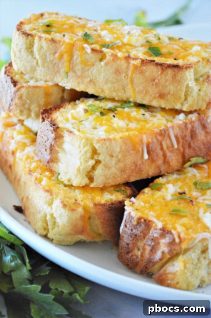 Keto Garlic Toast 4 Low Carb Garlic Toast Pizza Idea - Easy Keto Meal