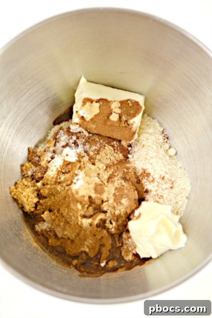 Festive Keto Gingerbread Snaps 8 Smooth Keto Gingerbread Cookie dough after adding egg