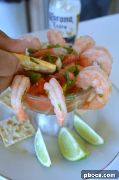 Spicy Tejano Shrimp Coctel 8 Tejano Style Shrimp Cocktail
