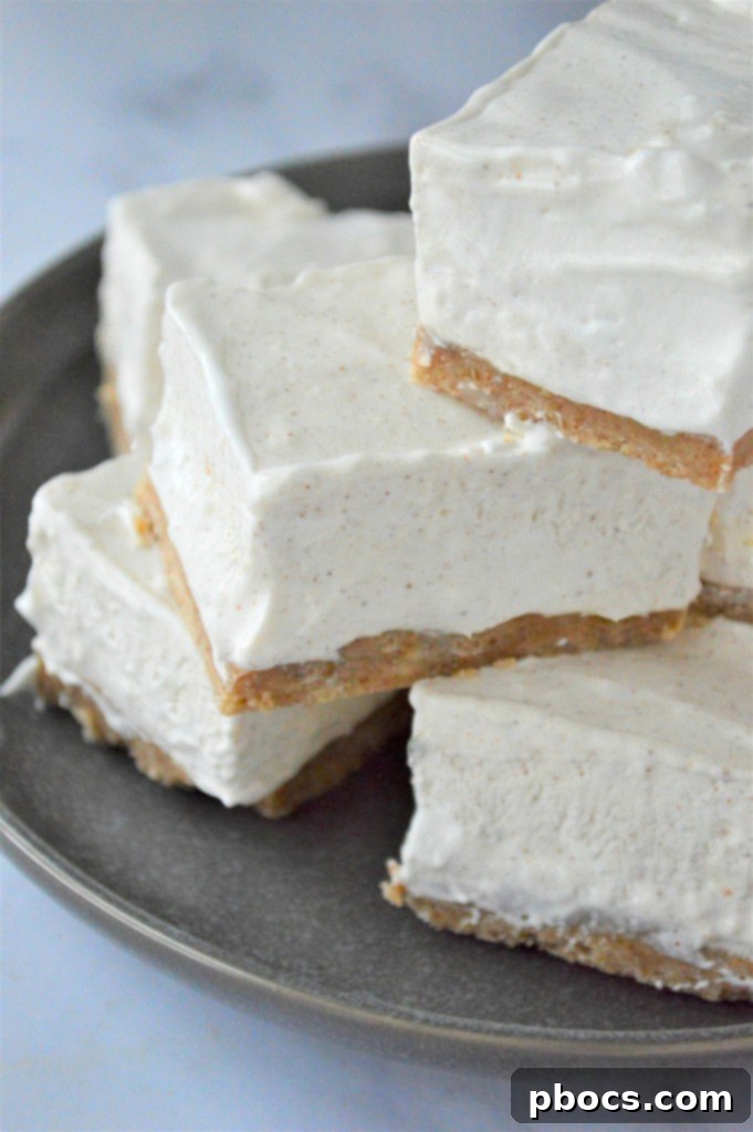 Keto Eggnog Cheesecake Bars 2 Irresistible Low Carb Eggnog Cheesecake Bars Recipe for the Holidays