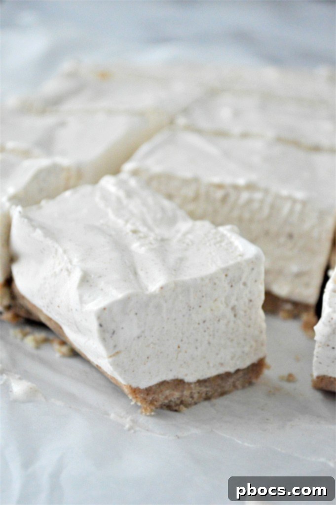 Keto Eggnog Cheesecake Bars 7 Prepping and Storing Keto Eggnog Cheesecake Bars