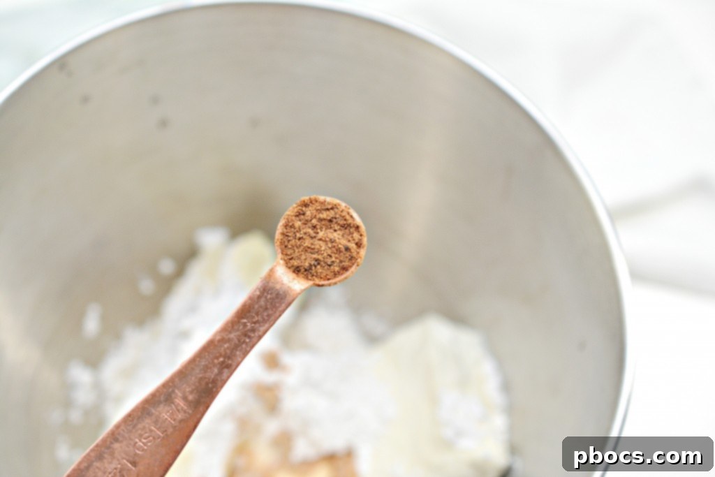 Smooth Keto Eggnog Fudge Batter in Bowl