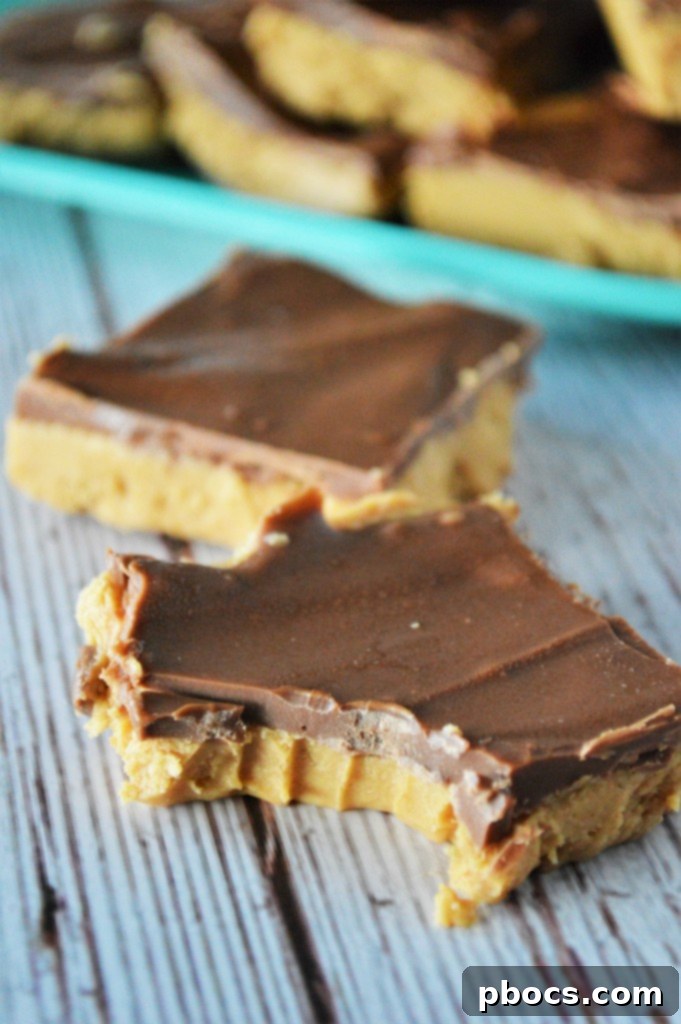 Effortless Keto Chocolate Peanut Butter Bars 7 No Bake Keto Chocolate Peanut Butter Bars, a healthy and delicious snack that kids will love.
