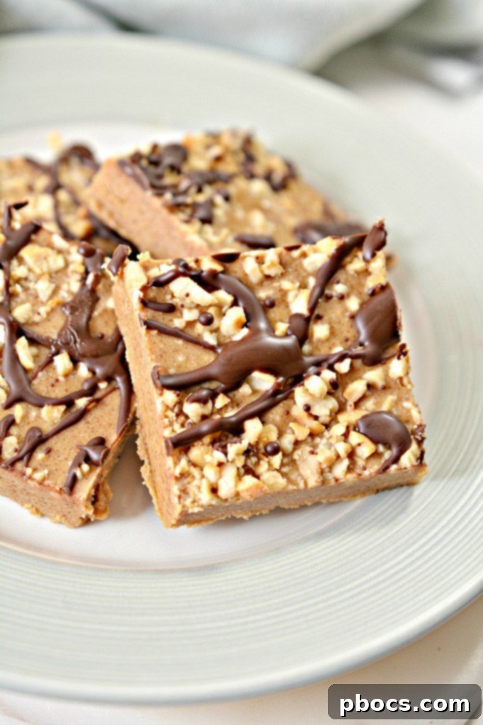 Delicious Keto Peanut Butter Fudge squares