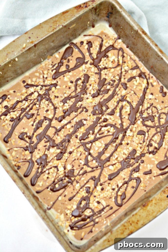 Ingredients for Keto Peanut Butter Fudge being mixed