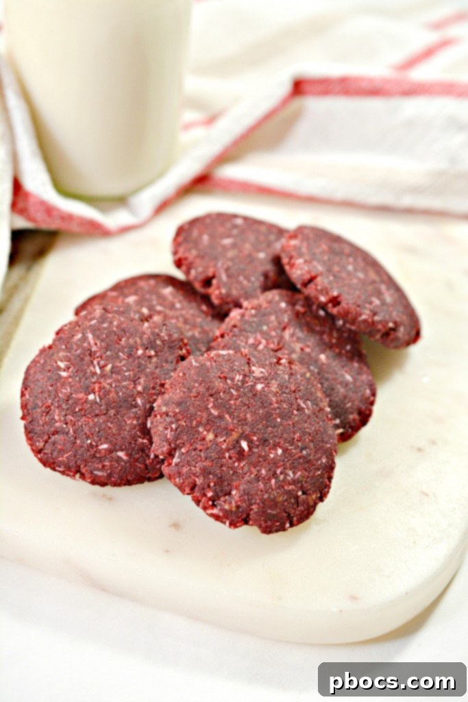 Keto Red Velvet No-Bake Delights 2 No Bake Keto Red Velvet Cookies
