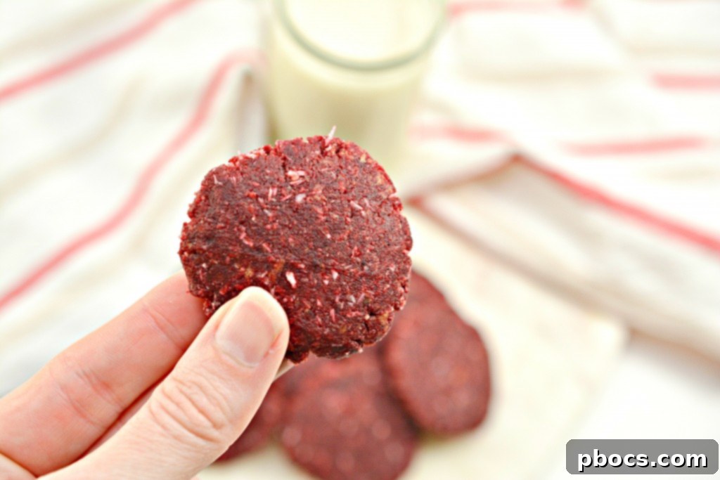 Keto Red Velvet No-Bake Delights 4 No Bake Keto Red Velvet Cookies