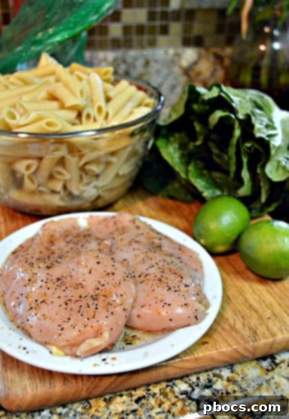 Lime Chicken Pasta Salad Perfectly Seared Chicken Breast for Pasta Salad