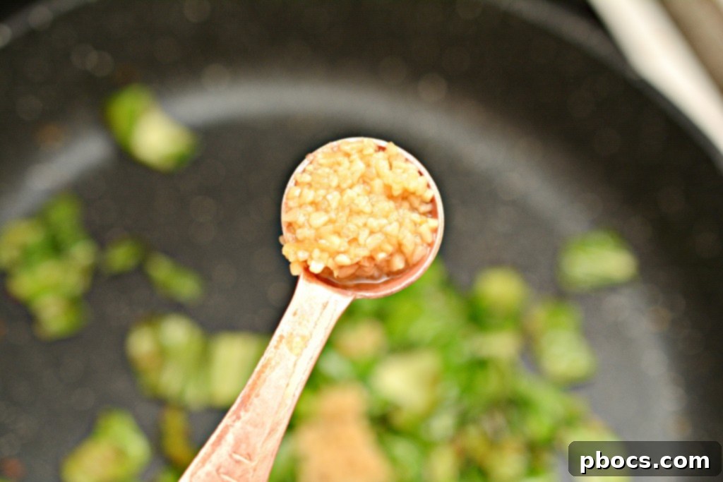 Sautéing shrimp for keto miso ramen soup