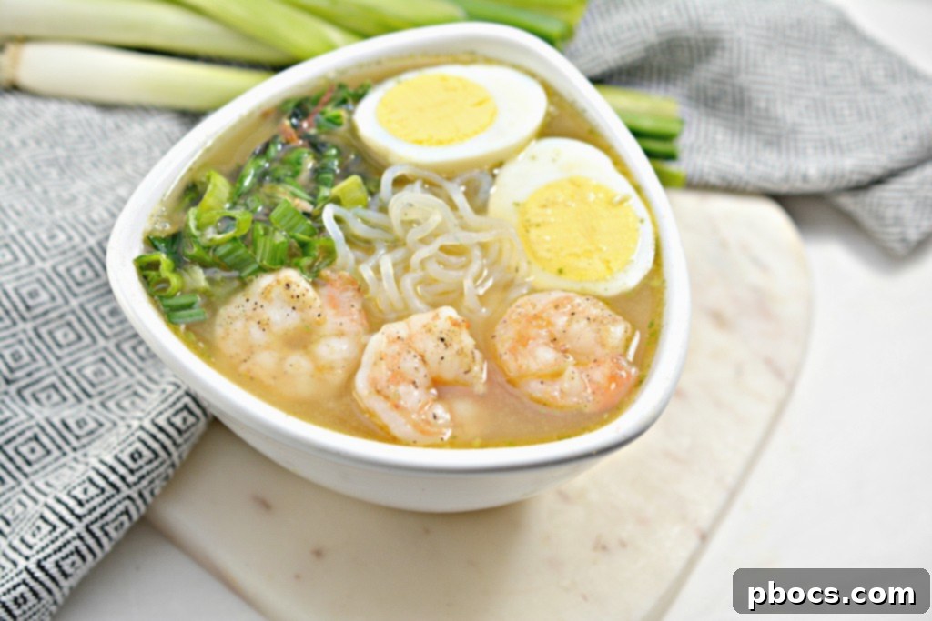 Fresh ingredients for keto miso ramen, including bok choy and green onions