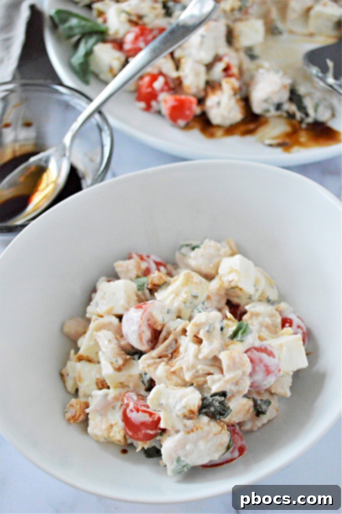 Keto Caprese Chicken Salad 4 Canned chicken breast for Low Carb Caprese Chicken Salad