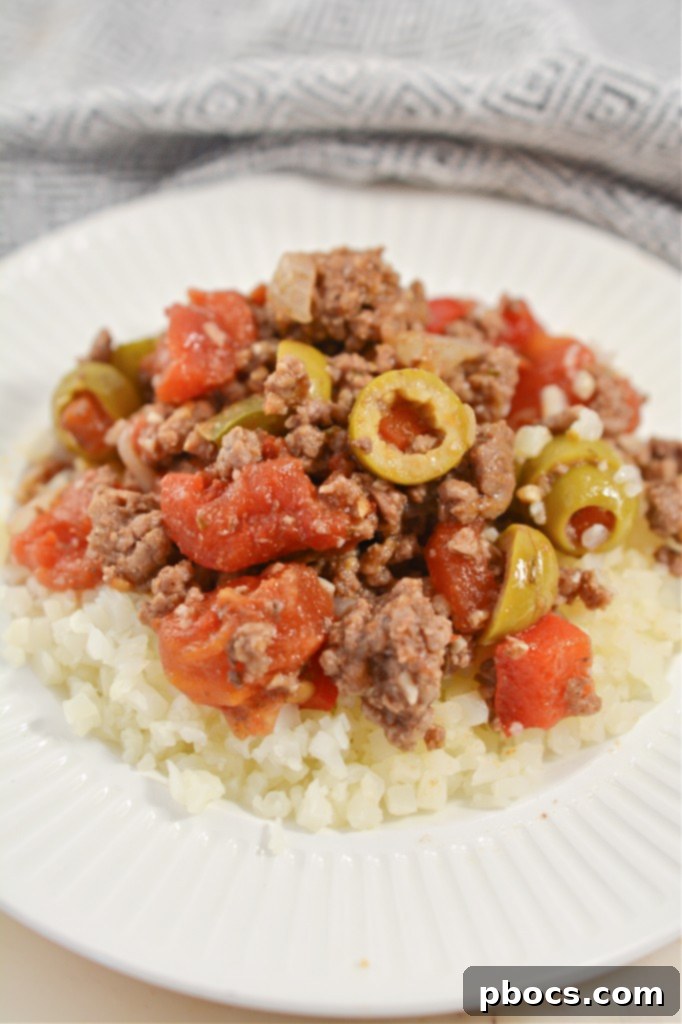 Delicious and Easy Keto Cuban Picadillo Recipe