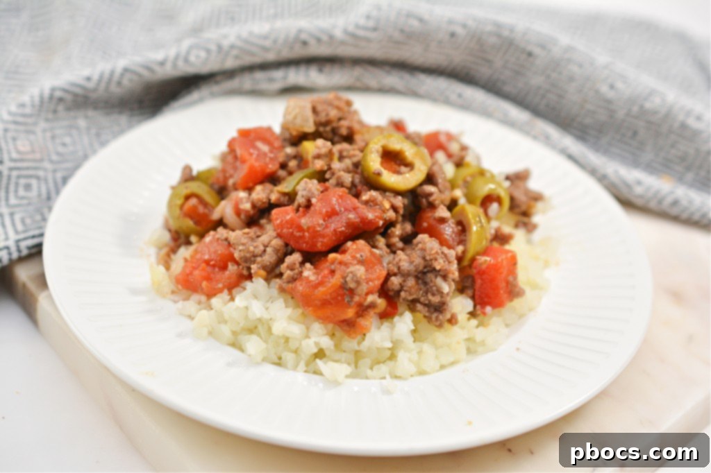 Traditional Flavors in a Keto-Friendly Cuban Picadillo