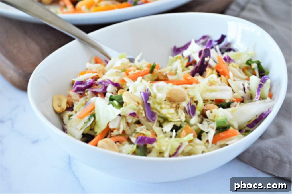 Zesty Keto Asian Slaw 3 Ingredients for Low Carb Asian Slaw before mixing, showing fresh vegetables