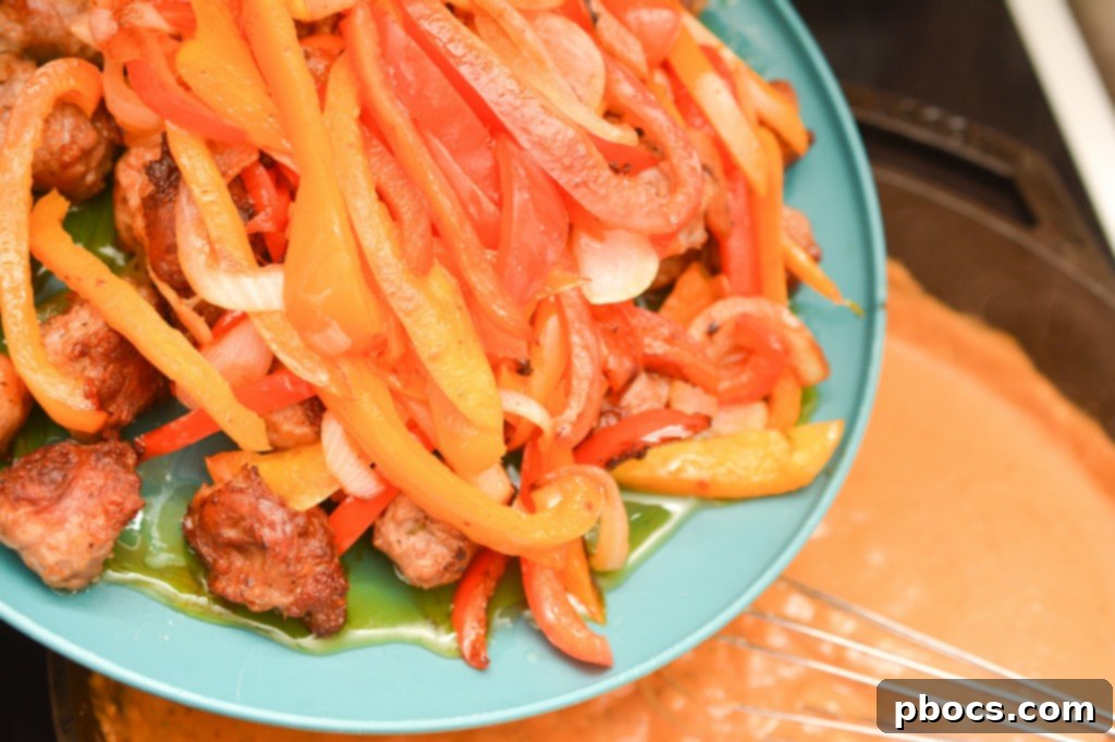 Step 5: Whisk in Sauce Ingredients