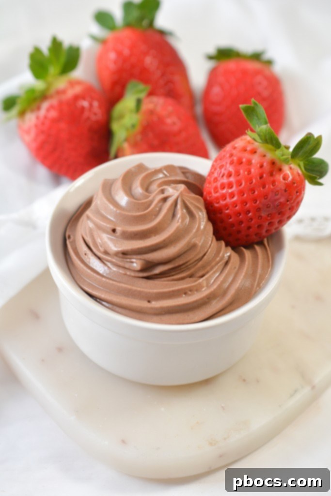 Whipped Keto Chocolate Mousse