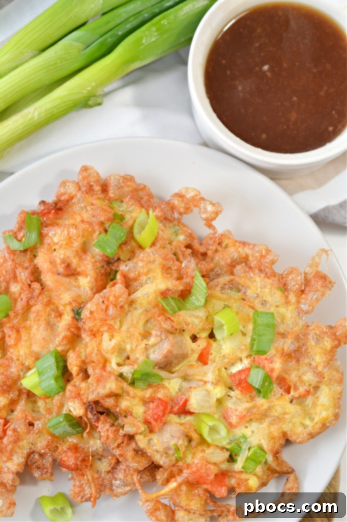 Keto Chicken Egg Foo Young