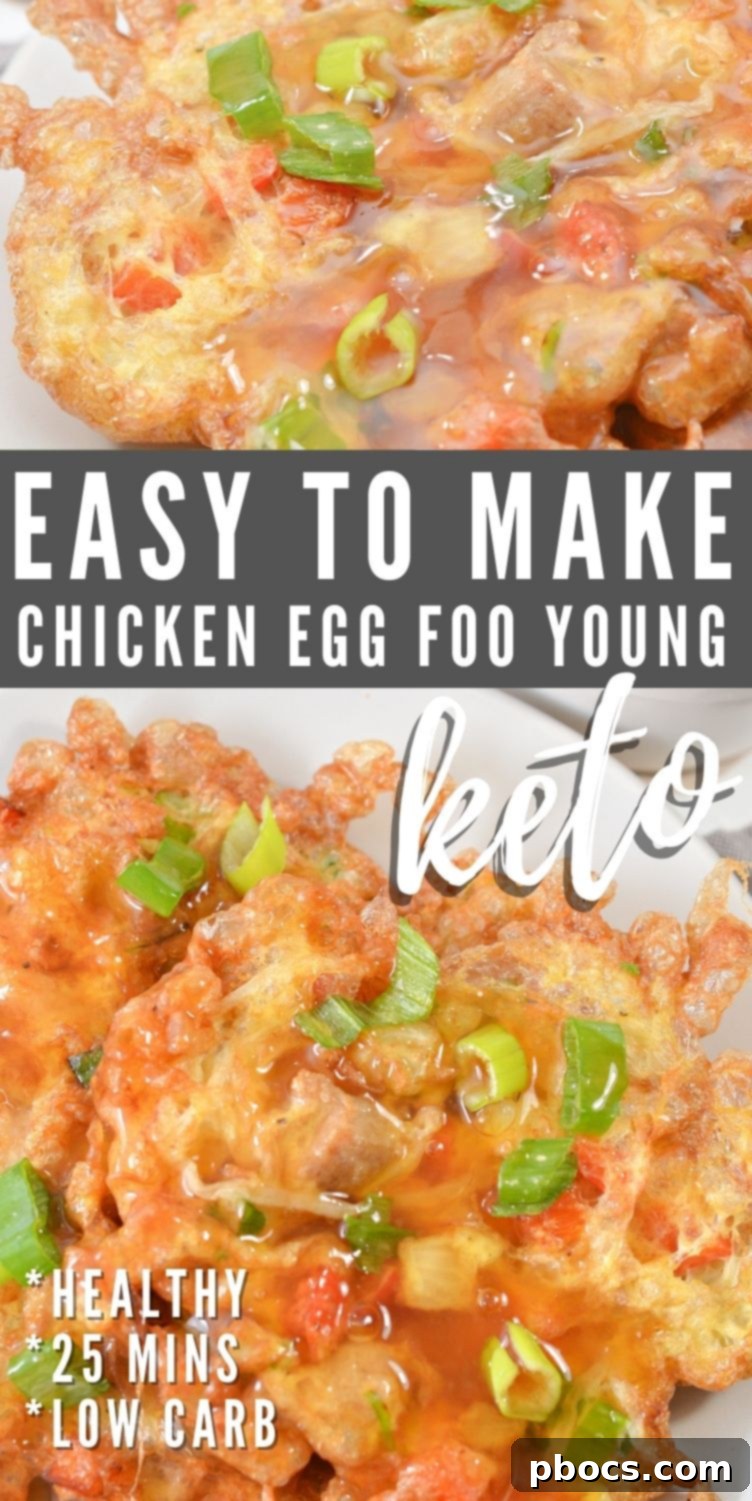 Keto Chicken Egg Foo Young