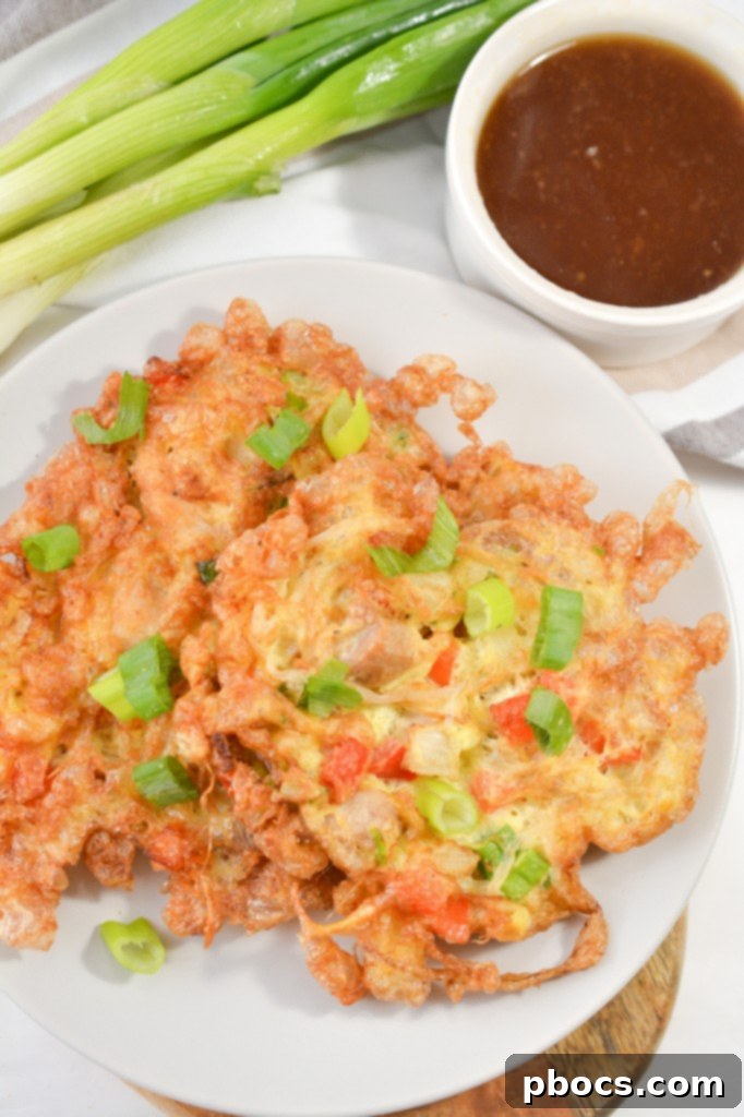 Keto Chicken Egg Foo Young