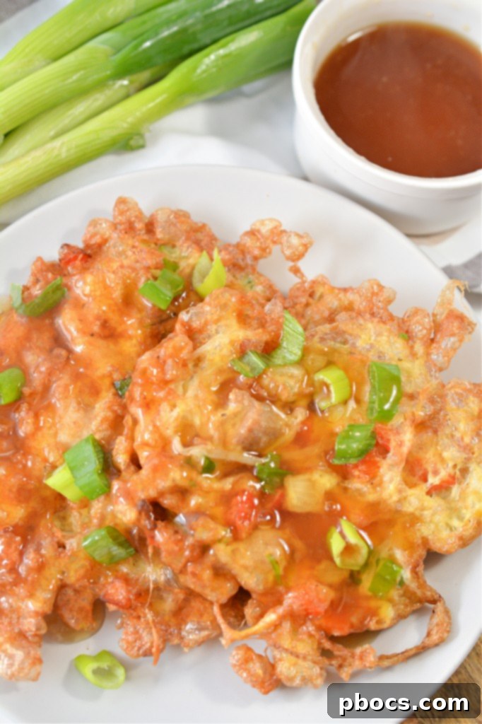 Keto Chicken Egg Foo Young