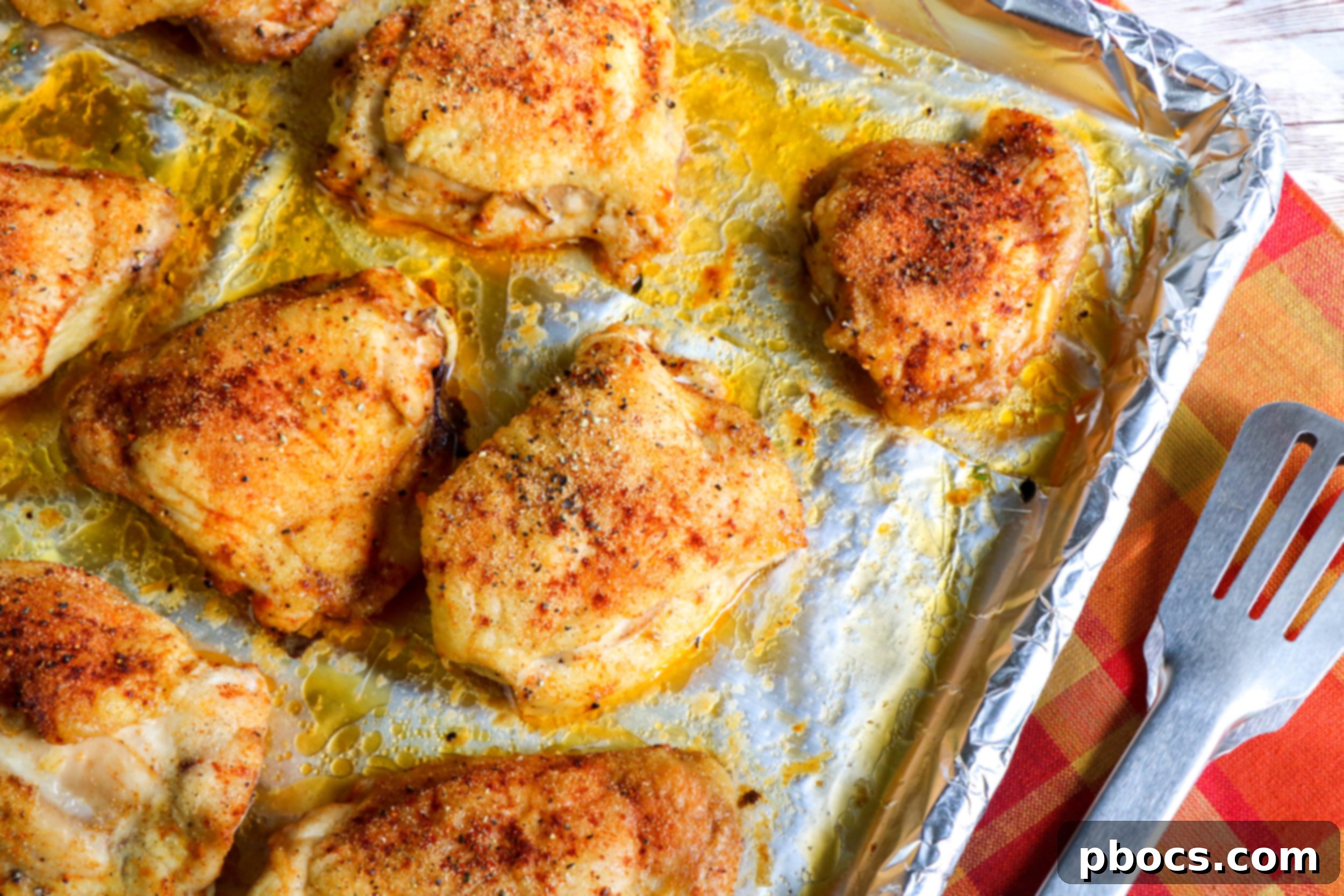 Low Carb Oven Baked Chicken Thighs